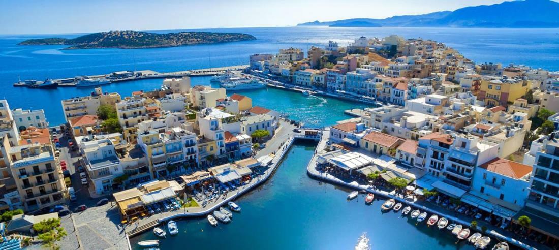 Stunning Seaview Town Apartment Ágios Nikolaos Exterior foto