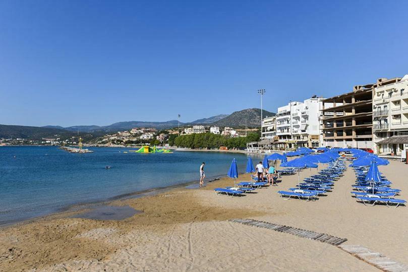 Stunning Seaview Town Apartment Ágios Nikolaos Exterior foto